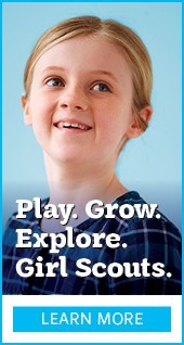Play. Grow. Explore. Girl Scouts. Learn More.